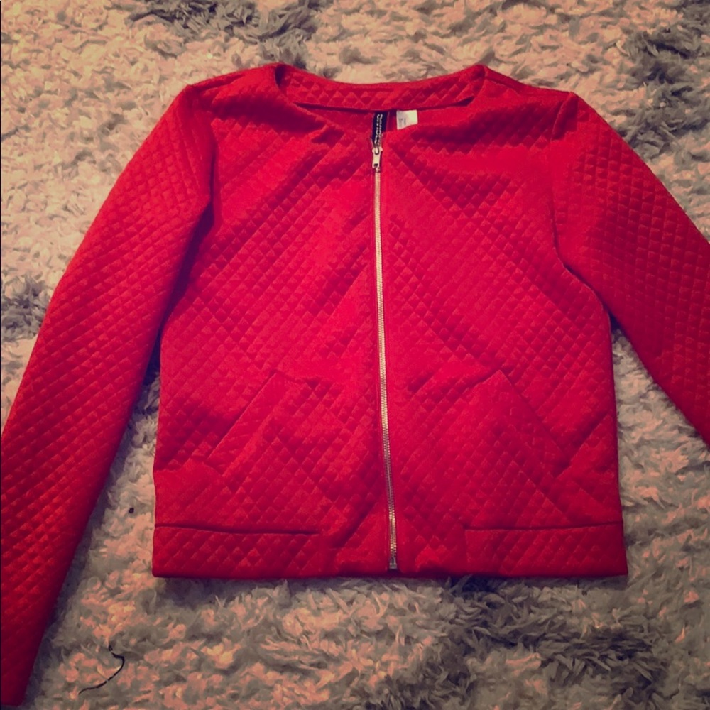 Red jacket
